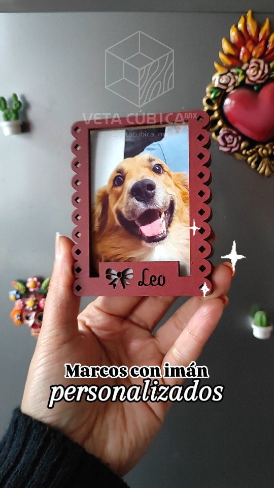 Marco personalizado con foto de mascota